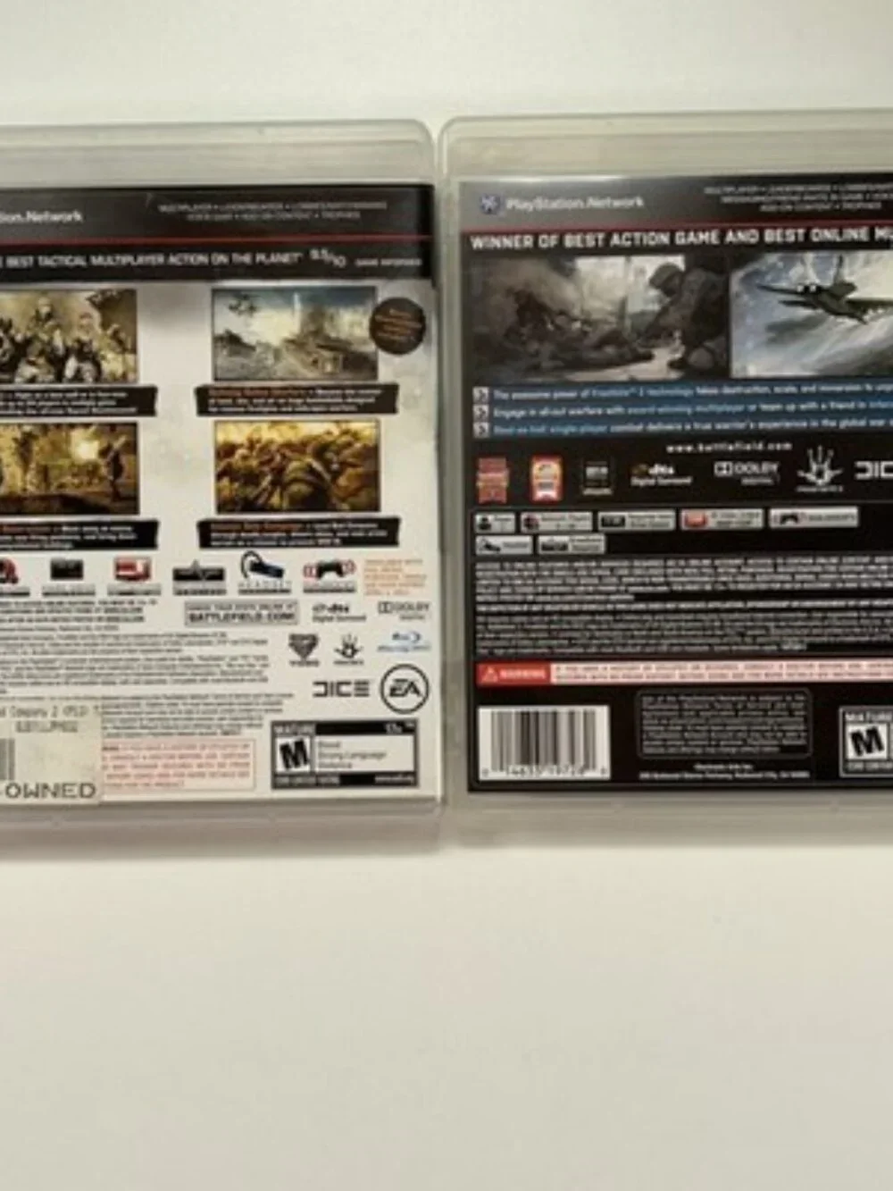 Battlefield 3 & Battlefield Bad Company 2 Limited Edition PS3 Lot CIB TESTED